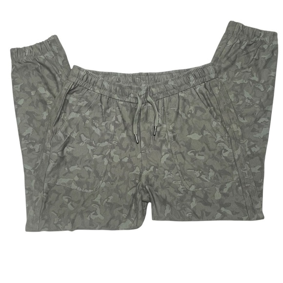 Athleta Stratum Camo Olive Elastic Waist Farallon Jogger Size - Picture 9 of 14